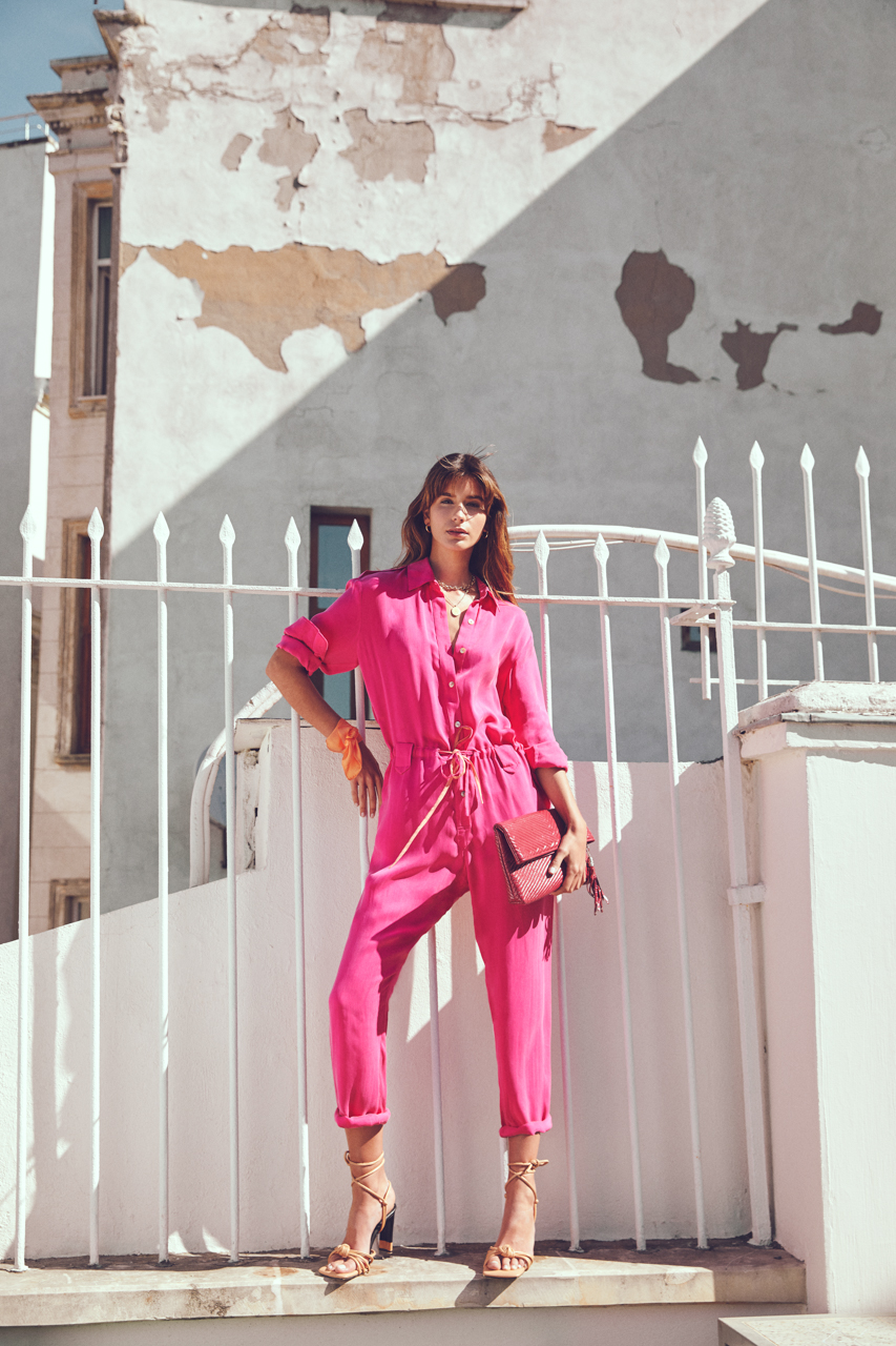 Giyi THIS IS IT JUMPSUIT Pembe