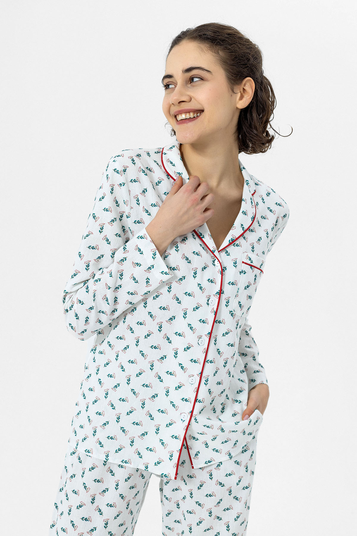 Şile bezi Lara Pijama Takım