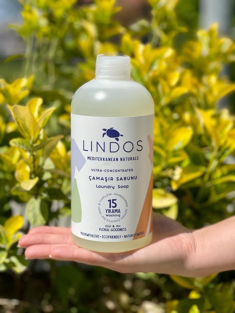 Lindos - Çamaşır Sabunu - Gül & Itır - 600 ml