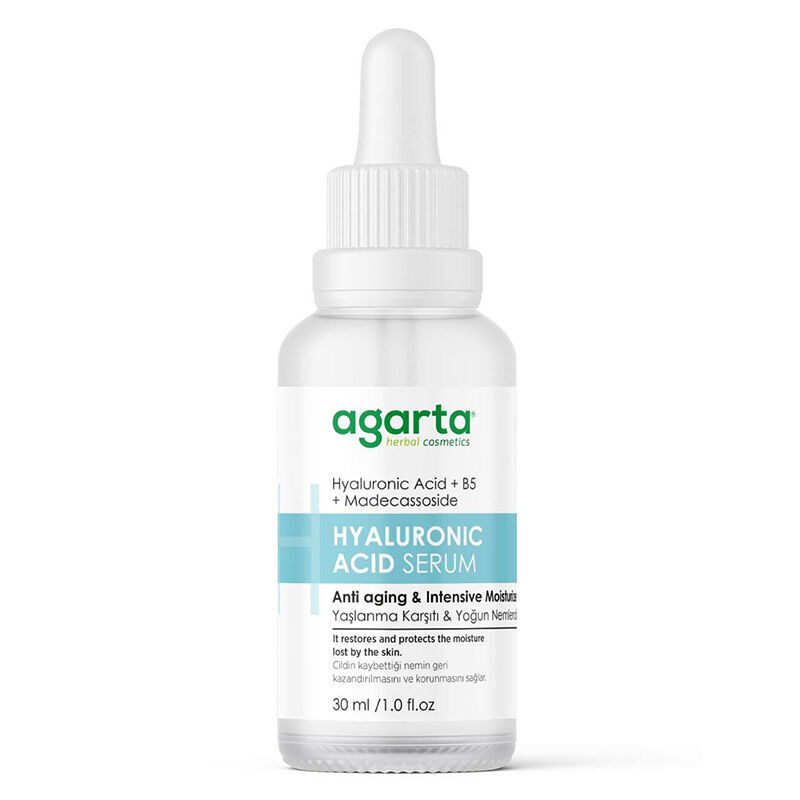 Agarta Hyaluronic Acid Serum Yaşlanma Karşıtı & Yoğun Nemlendirici 30 ml