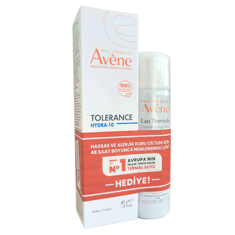 Avene Tolerance Hydra 10 Cream 40 ml + Termal Su 50 ml HEDİYE