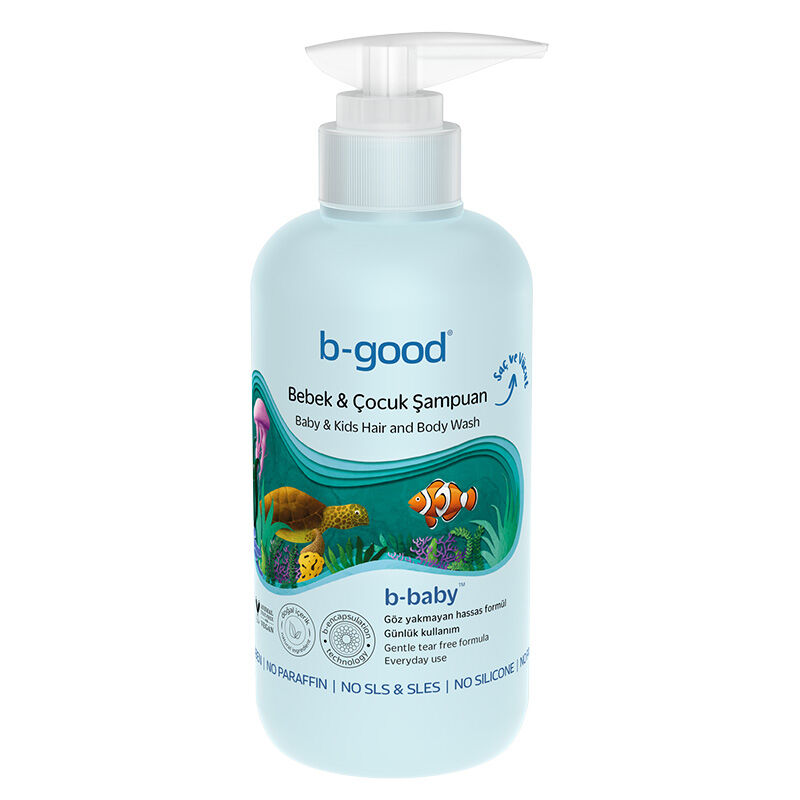 b-good b-baby Bebek ve Çocuk Saç ve Vücut Şampuanı 500 ml