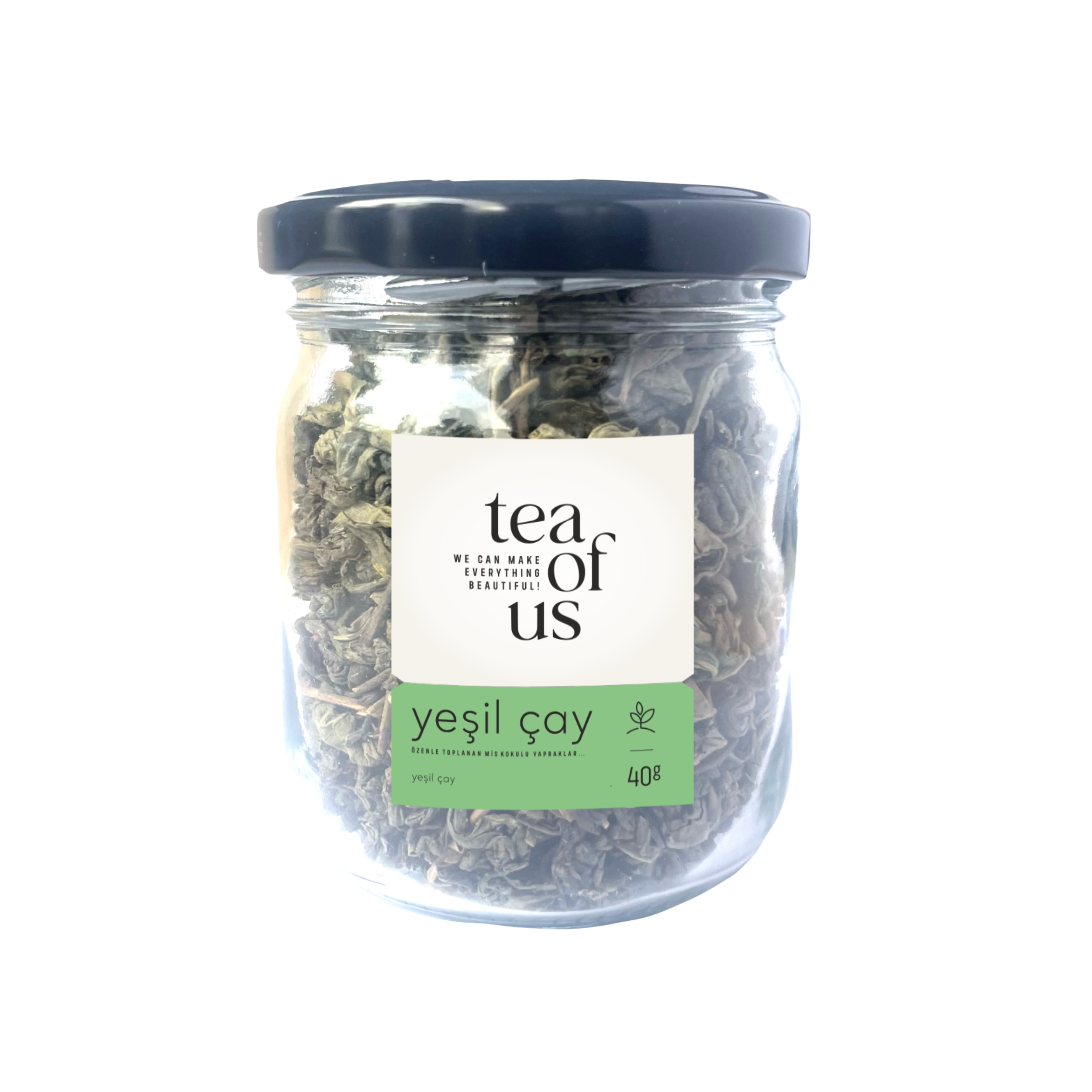 Tea Of Us Yeşil çay sıcak demleme