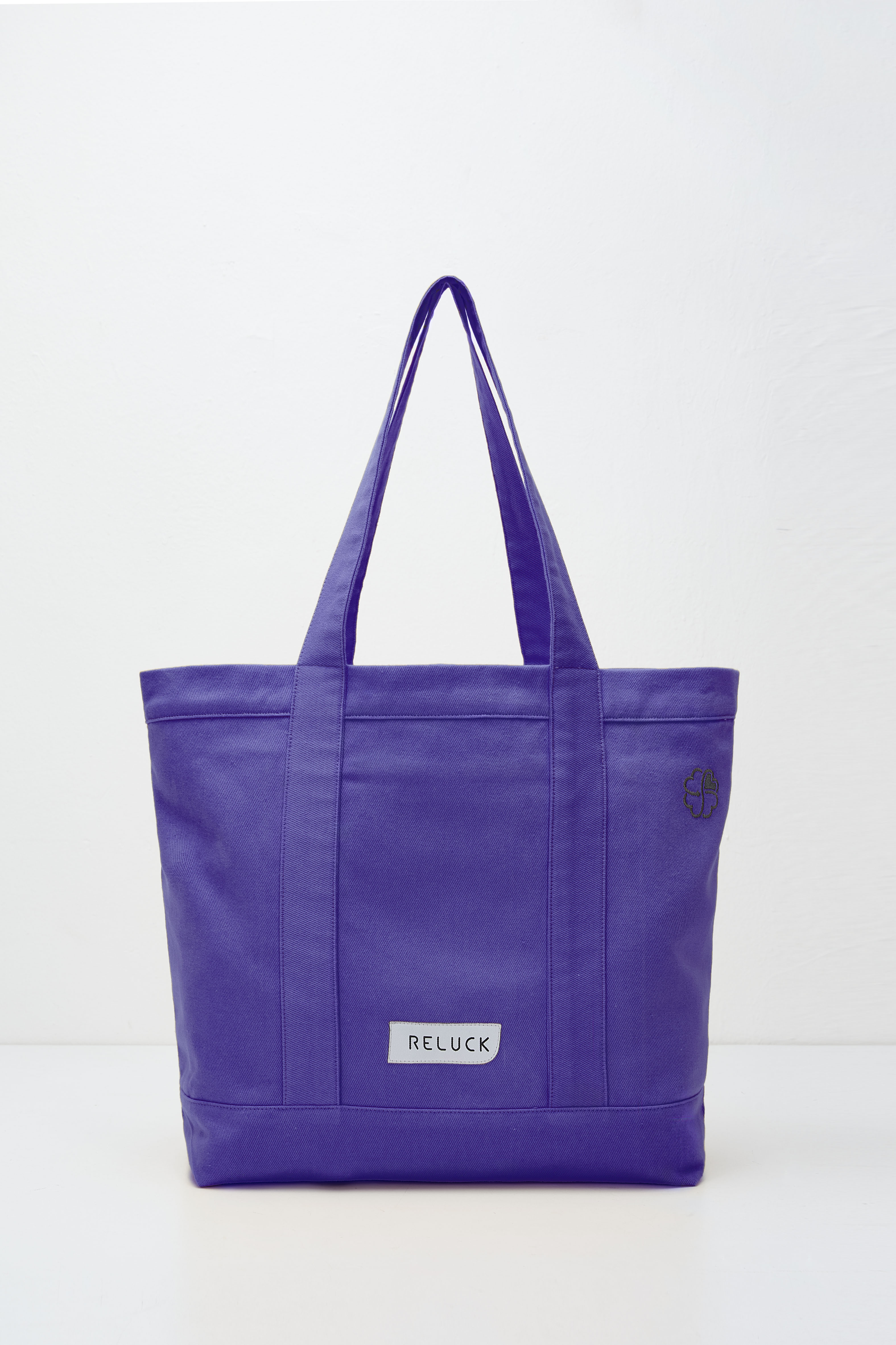 %100 RECYCLED DAILY TOTE BAG PURPLE