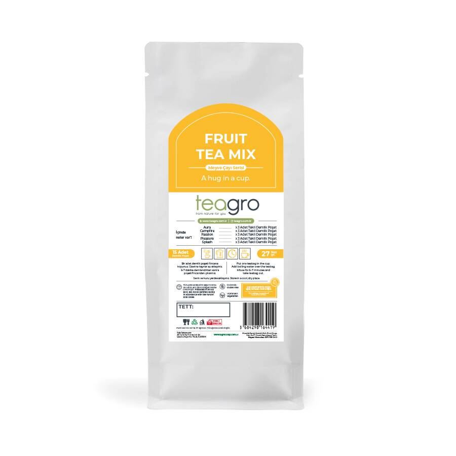 FRUIT TEA MIX	Teagro Meyve Çayları Mix Paketi