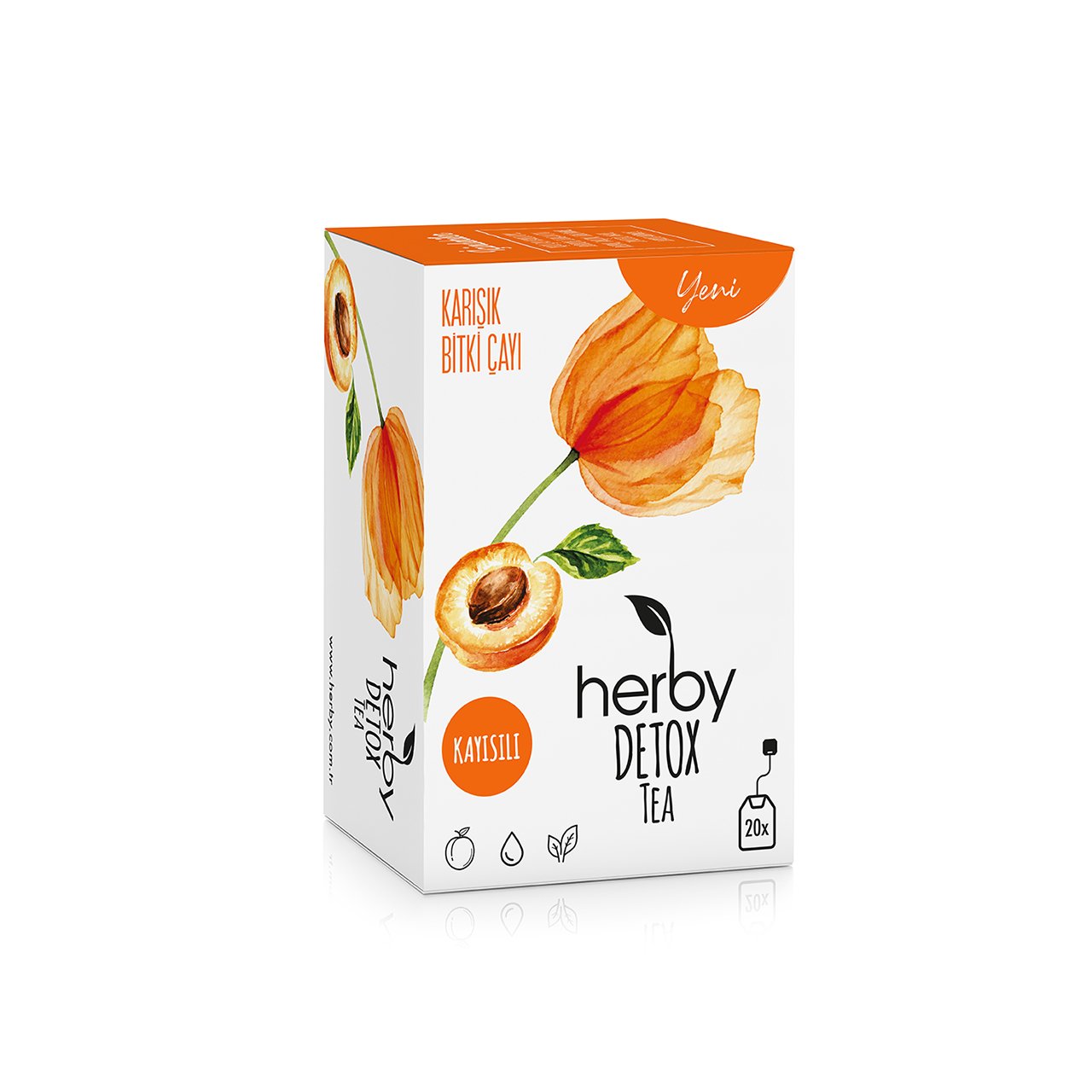 Herby Detox Tea Kayısılı Bitki Çayı 20'li
