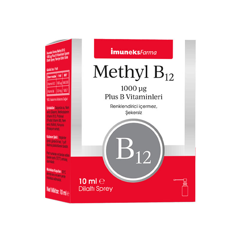 İmuneks Farma Methyl B12 Takviye Edici Gıda 10 ml
