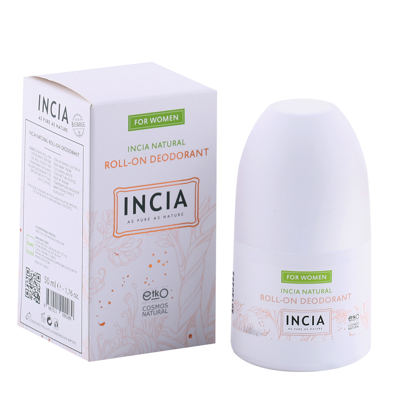 INCIA Doğal Roll-On Deodorant (Kadınlar İçin) 50 ml