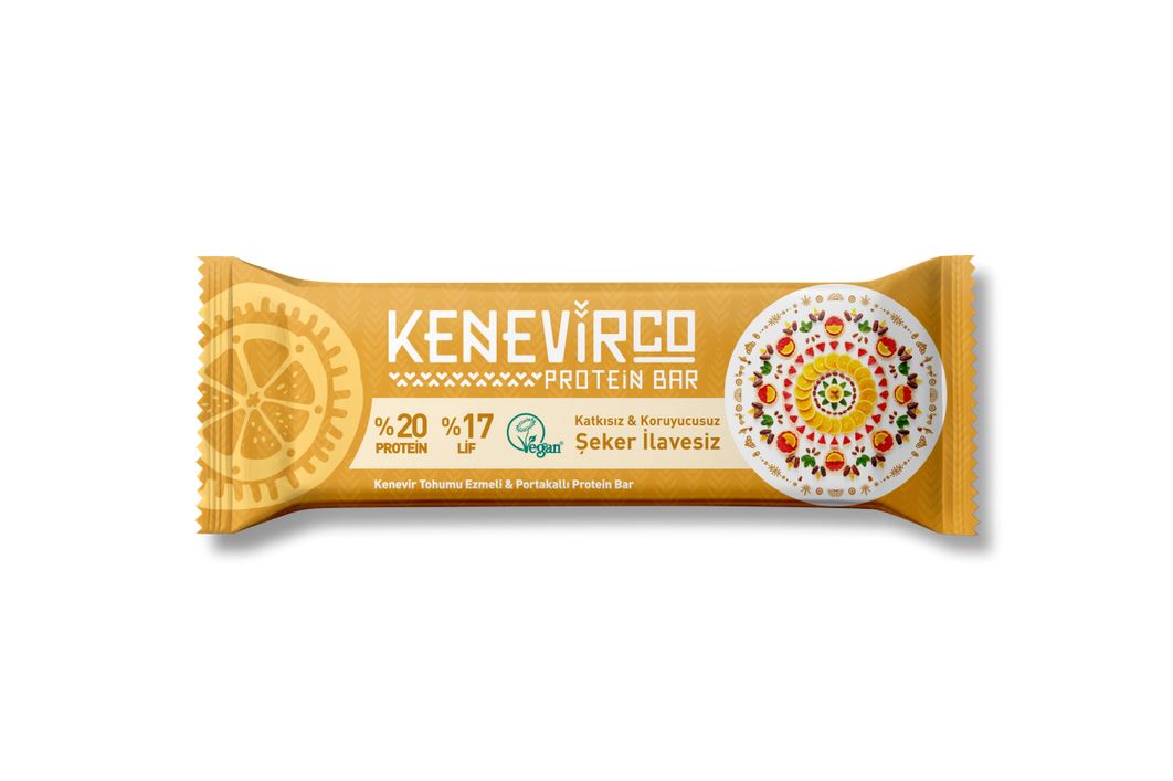 KenevirCo Protein Bar Portakallı (12'li)