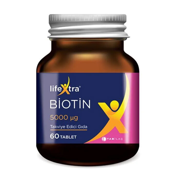 LifeXtra Biotin Takviye Edici Gıda 60 Tablet