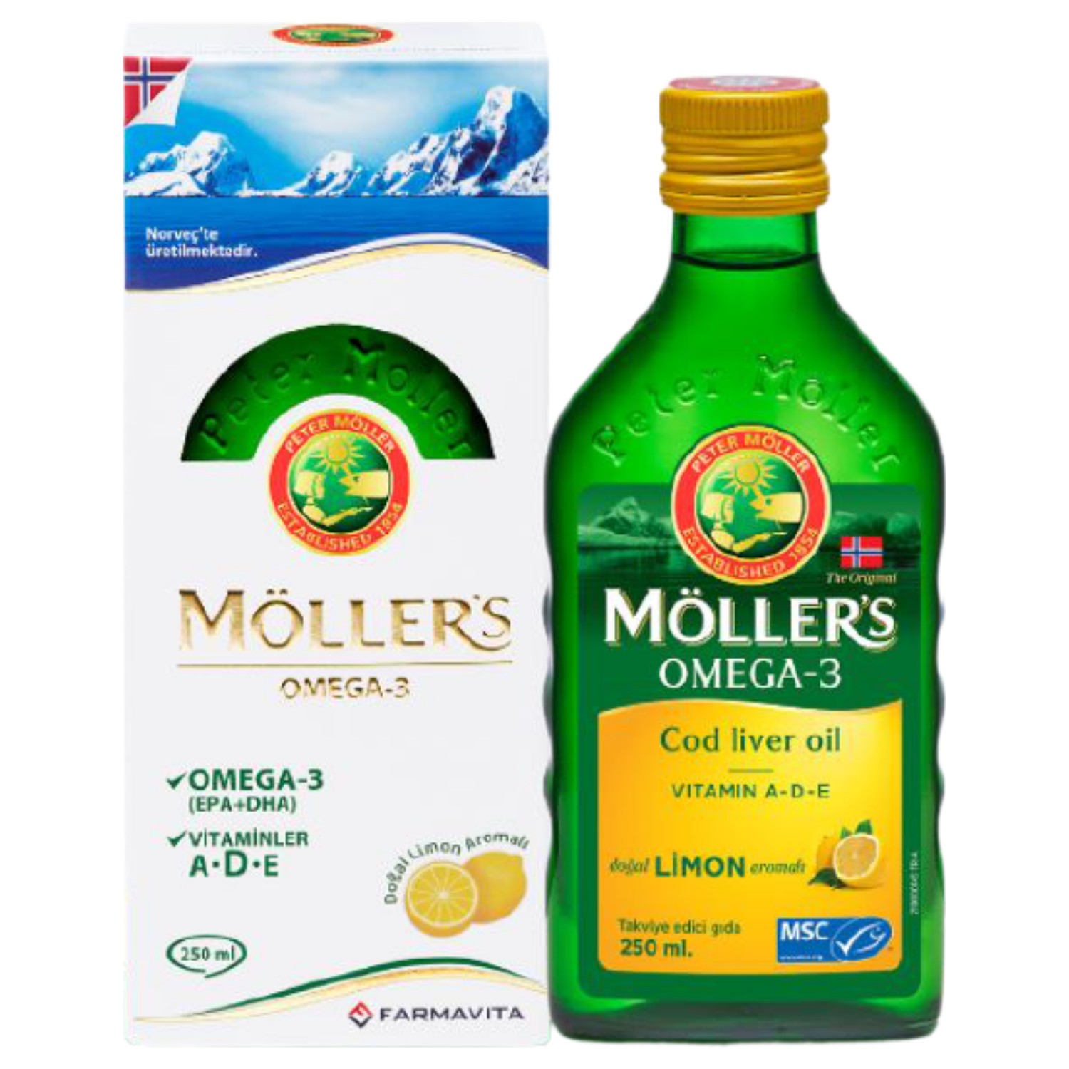 Möller's Omega 3 Limon Şurup