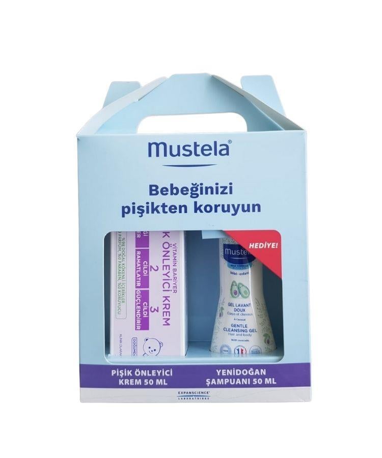 Mustela Pişik Önleyici Krem 50 ml+Yenidoğan Şampuan 50 ml