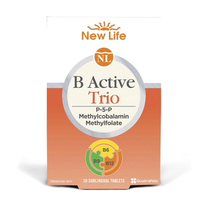 New Life B Active Trio Takviye Edici Gıda 30 Kapsül