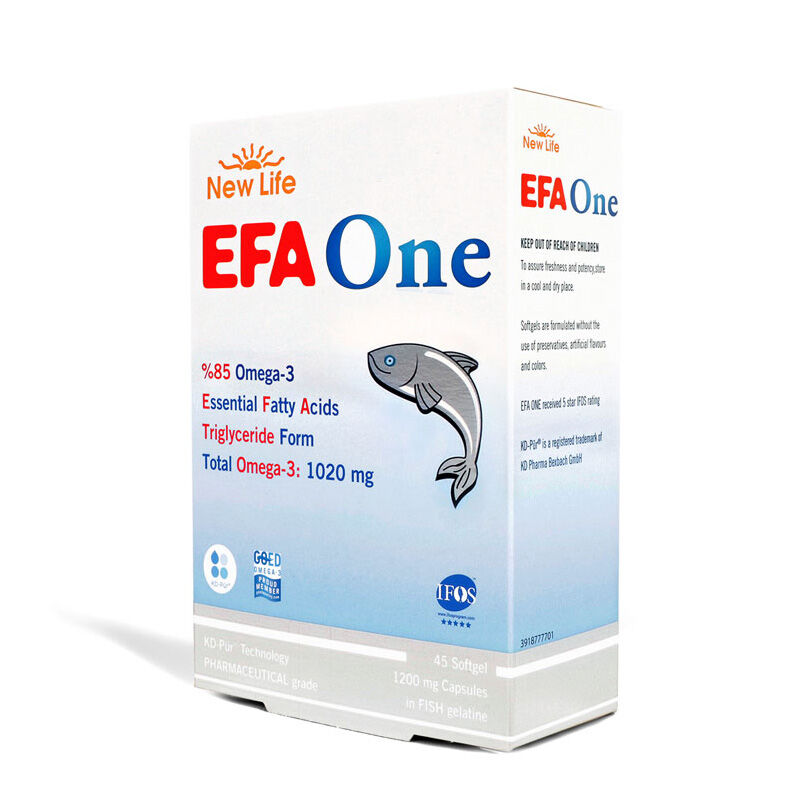New Life EFA One Takviye Edici Gıda 45 Kapsül