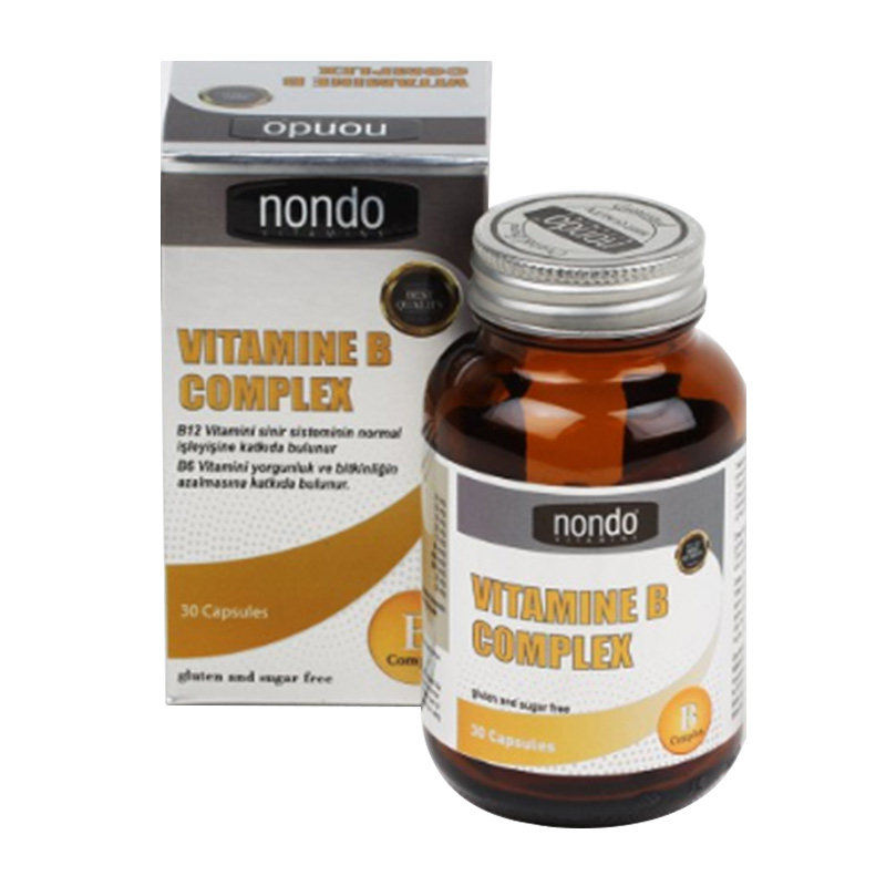Nondo Vitamins Vitamine B Complex 30 Kapsül