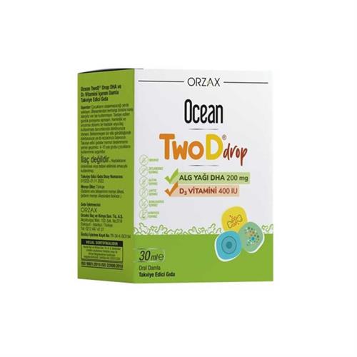 Mikroalgler, DHA yağ asidinin zengin kaynaklarından biridir. Alg yağı DHA, tatsız ve kokusuz olmasıyla kullanım kolaylığı sağlar.
Ocean TwoD Drop, her 1 ml’inde 200 mg alg yağı DHA ve 400 IU D vitamini içermektedir.