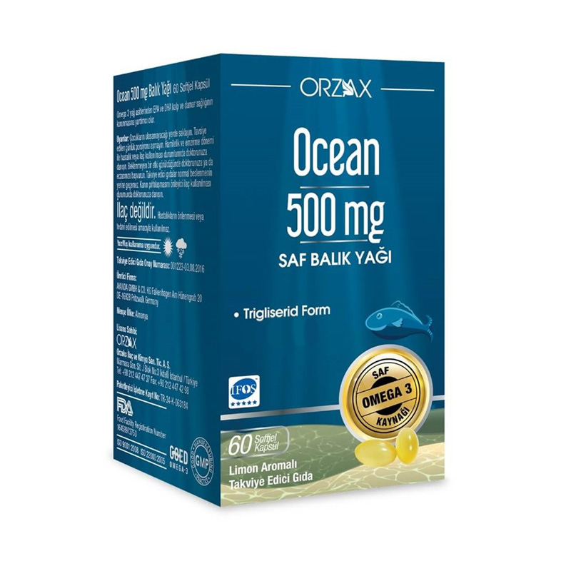 Ocean Balık Yağı 500 Mg
