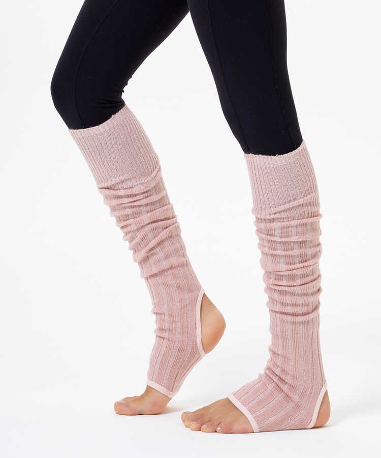 Pembe Diz Altı Yoga & Pilates Çorabı