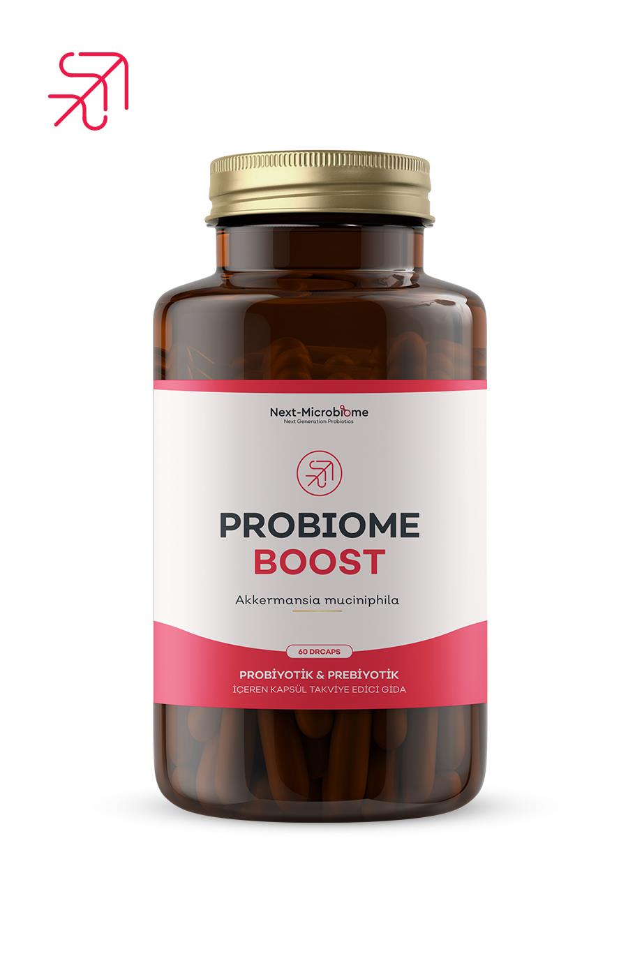Probiome-Boost Akkermansia Muciniphila İçeren Takviye Edici Gıda (60 Kapsül)