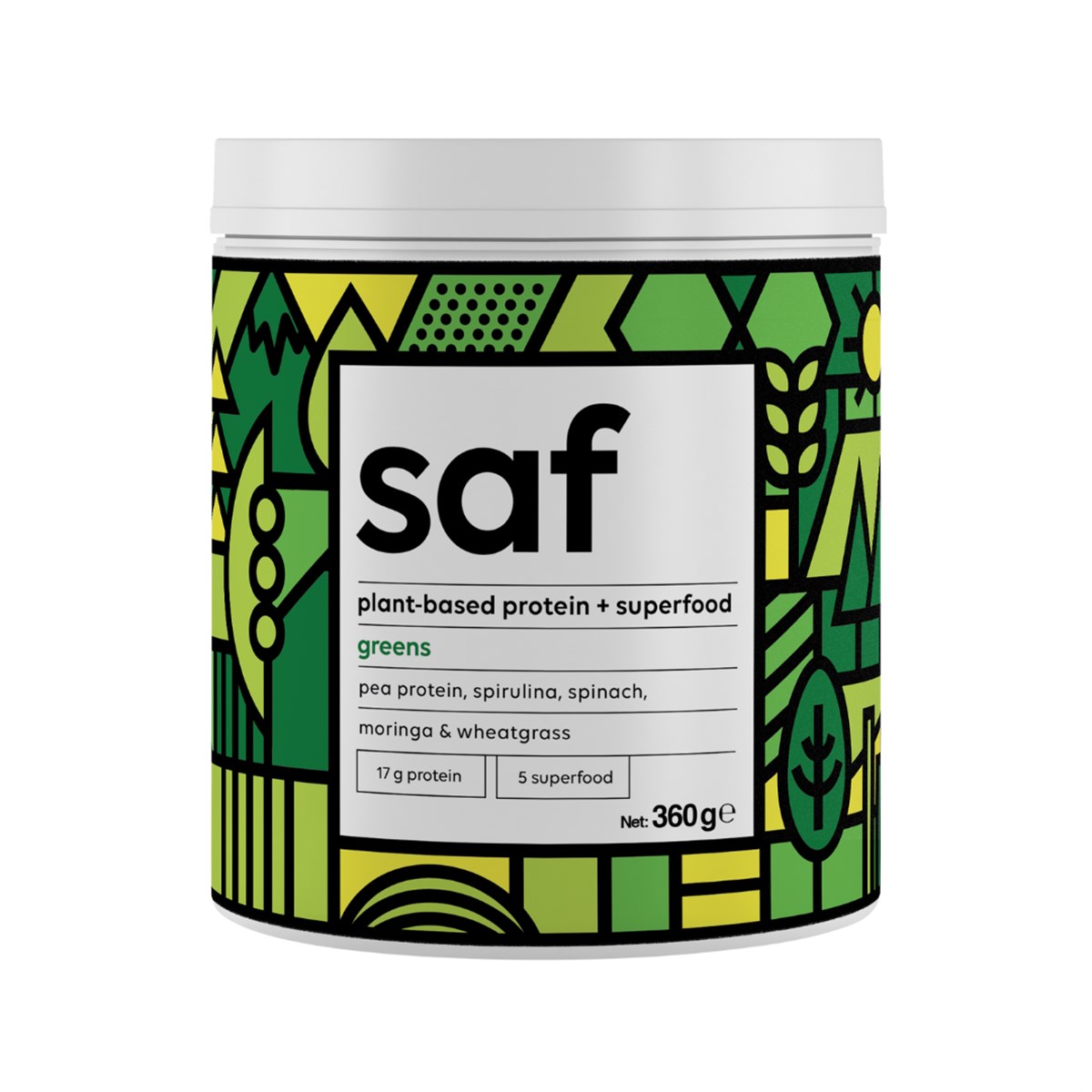 Saf Protein Superfood Mix Greens 360 gr