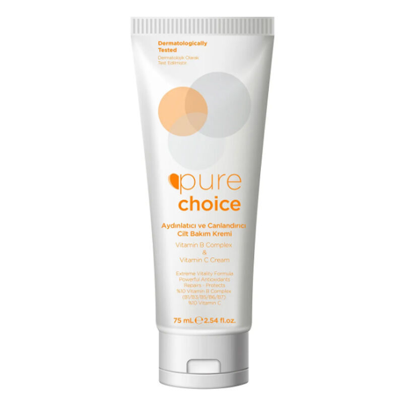 Pure Choice Vitamin C ve Vitamin B Complex Cilt Bakım Kremi 75 ml