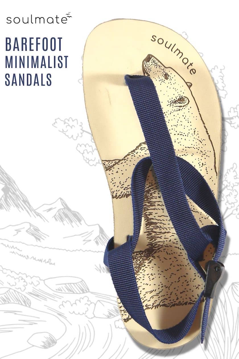 Soulmate LE90-N Barefoot Minimalist Sandalet / Lacivert