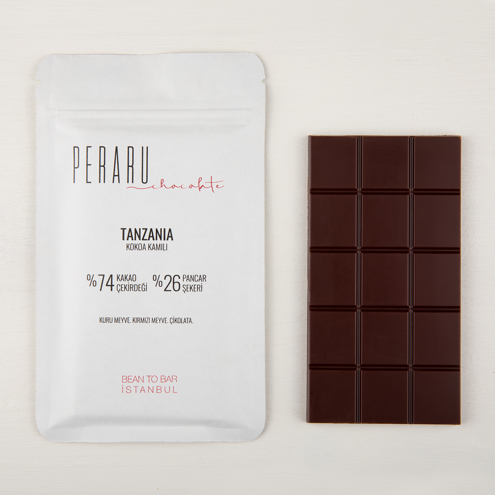 Bean to Bar chocolate TANZANIA 74% dark