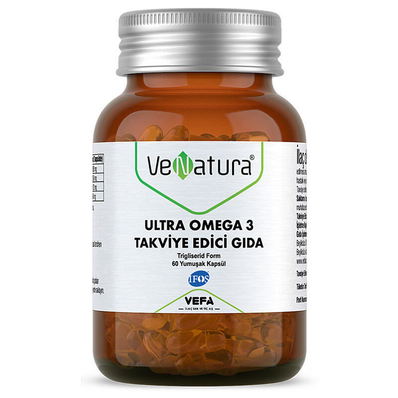 VeNatura Ultra Omega 3 Takviye Edici Gıda 60 Kapsül