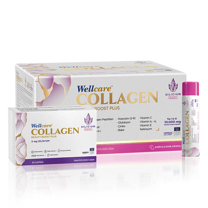 Wellcare Collagen Beauty Boost 10.000 mg 30 Tüp ve 30 Kapsül