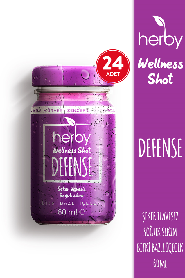 Herby Defense Shot Bağışıklık Bitki Bazlı İçecek 60ml x24 adet